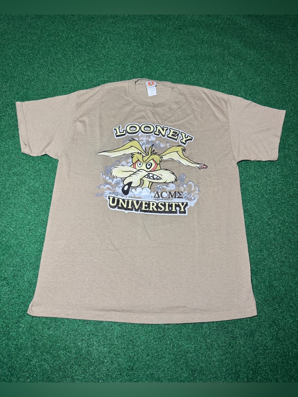 Wile E Coyote Vintage T Shirt Acme University Large Looney Tunes Shirt